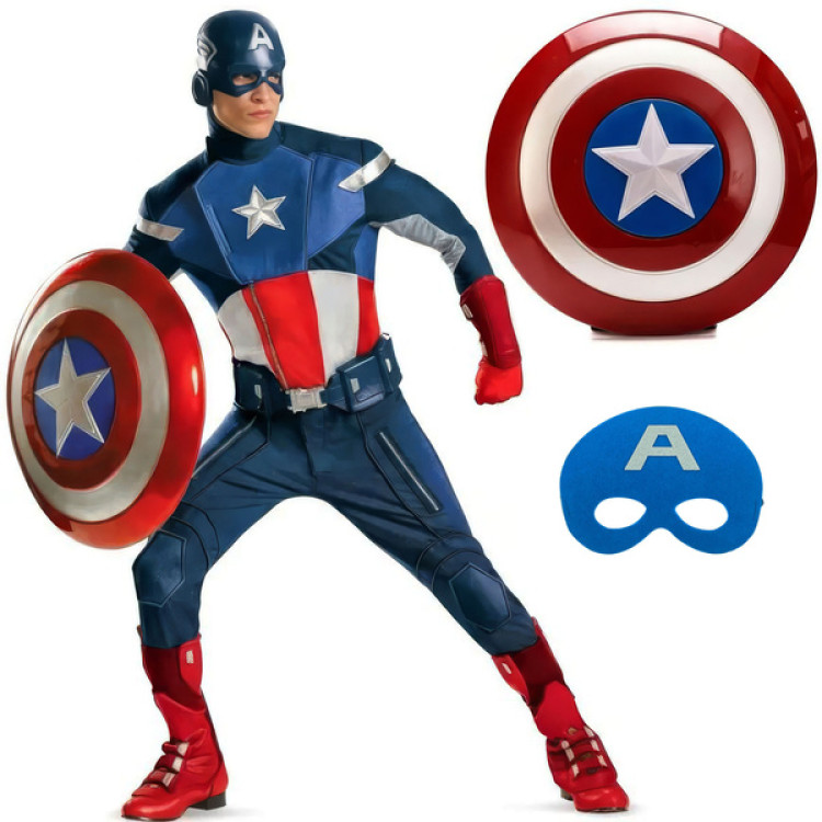 SADA MASKY + ŠTÍTU KAPITÁNA AMERIKA